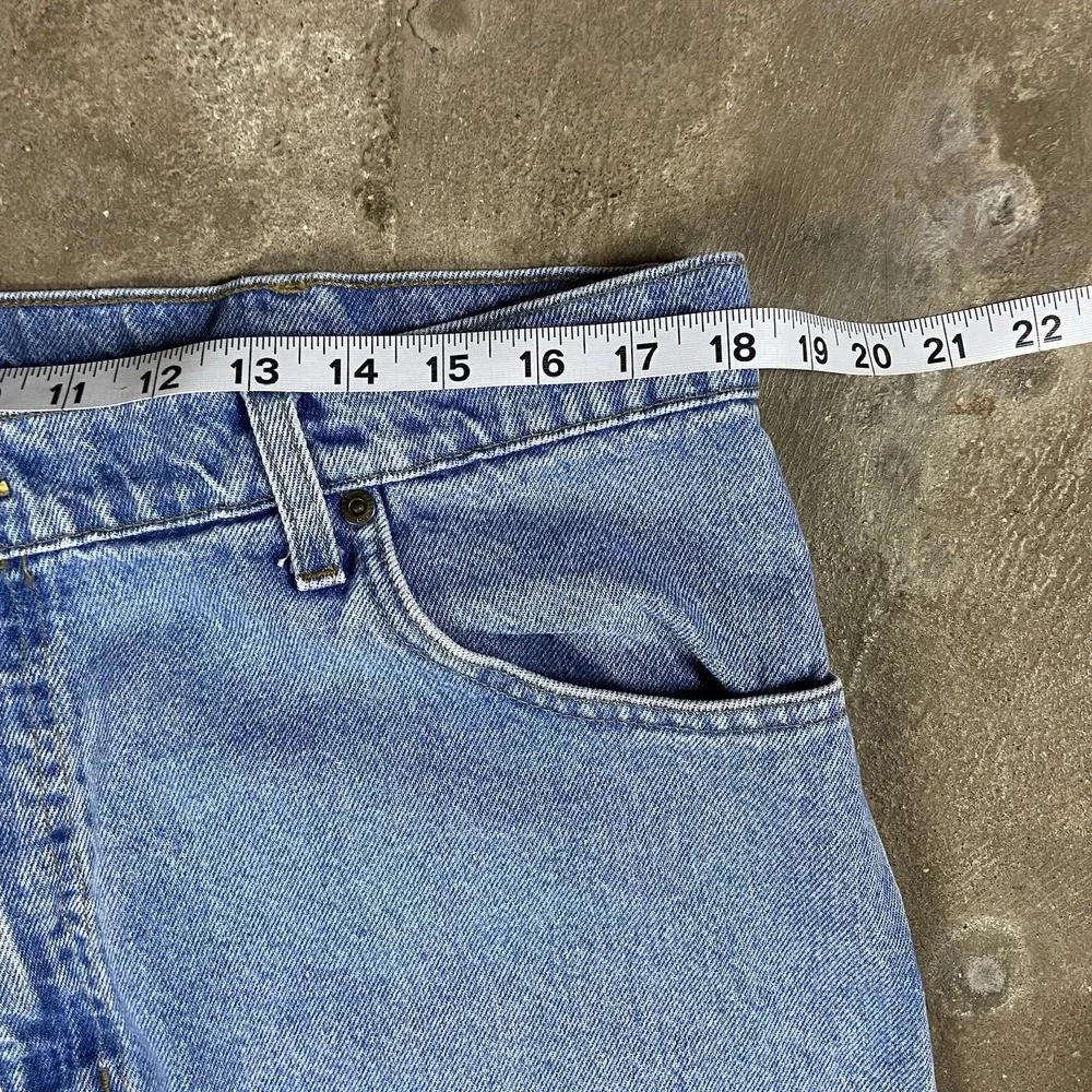 Vintage Carhartt Jeans Size 38x32 Blue Denim Relaxed Fit Tapered‎ Leg Workwear